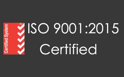 ISO 9001:2015 Certified